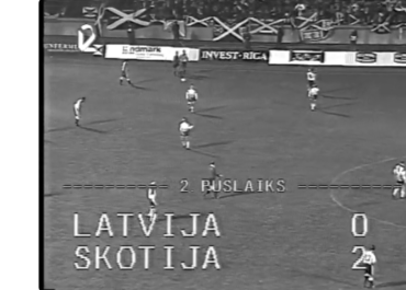 Latvijas futbola spēļu arhīva atradums