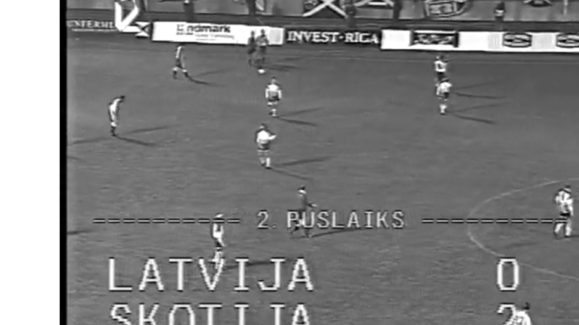 Latvijas futbola spēļu arhīva atradums